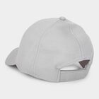 Men's Grey Fabric Cap, , small