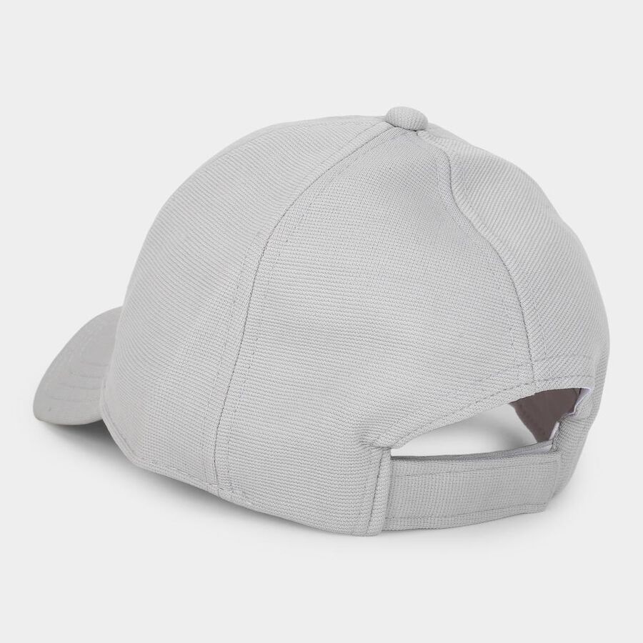 Men's Grey Fabric Cap, , large