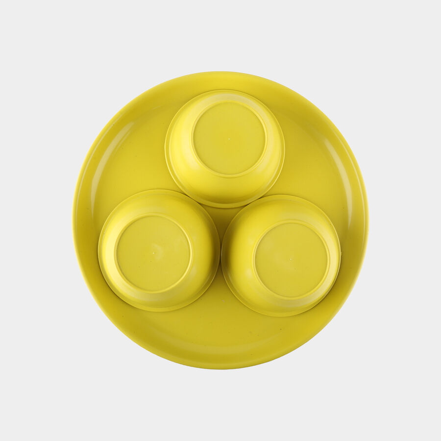 Plastic Plate & Bowls - 6 Pcs., , large image number null