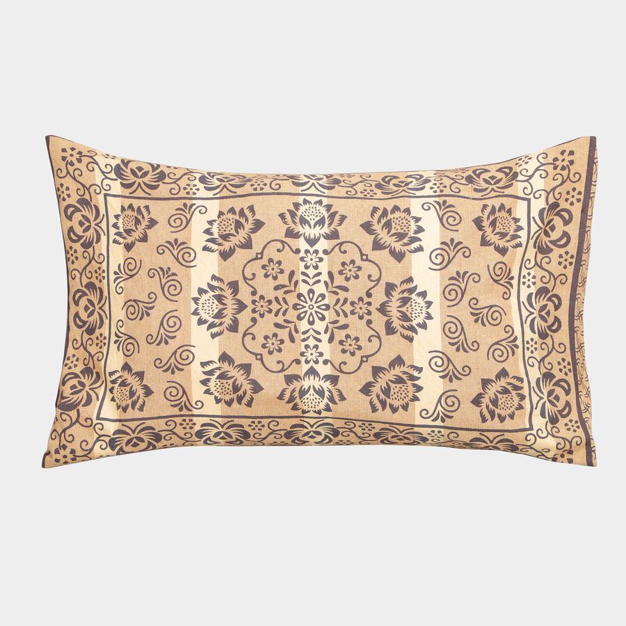 Beige Cotton Pillow Cover, , large image number null
