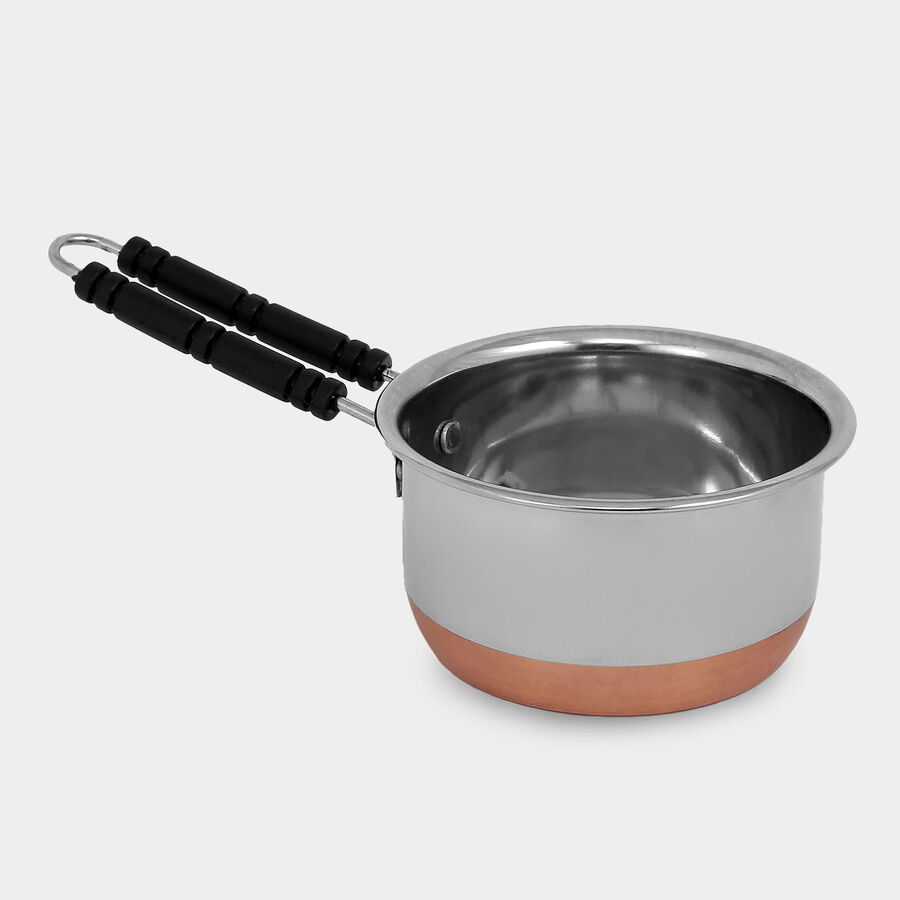 Stainless Steel Copper Bottom Sauce Pan - 17cm (1.4 L), , large image number null