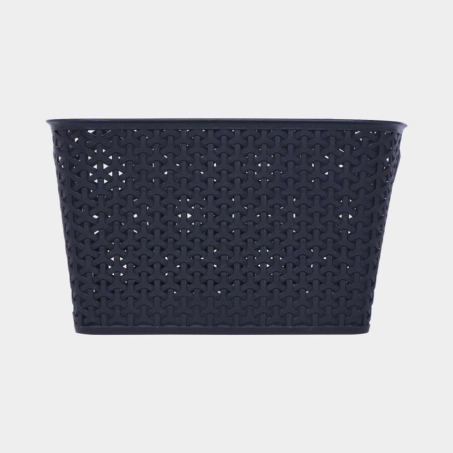Black Plastic Basket, , large