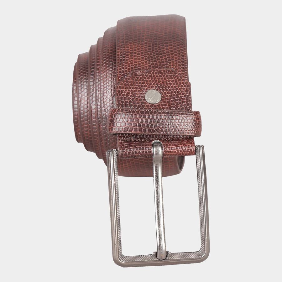 Men's Brown Polyurethane Casual Belt, , large image number null