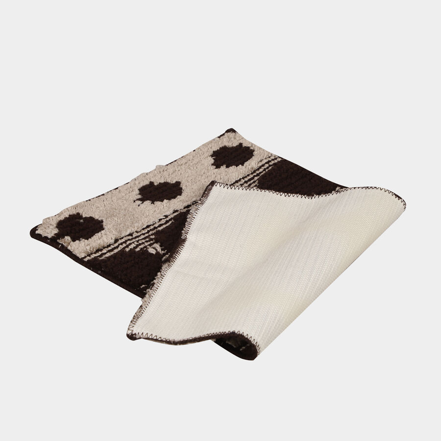 Anti-Skid Brown Polyester Door Mat, , large image number null