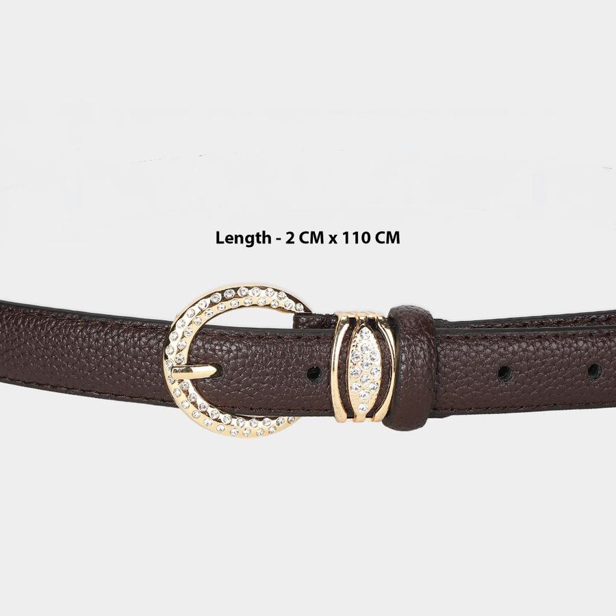 Woman's Brown Belt, , large