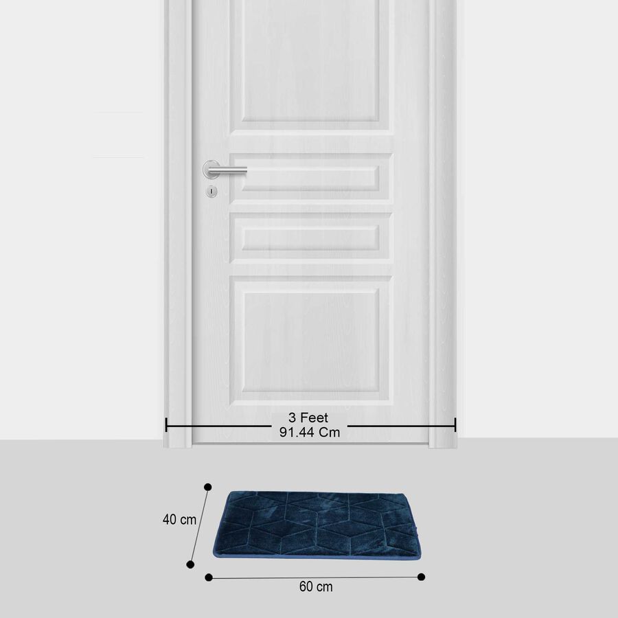 Anti-Skid Absorbent Polyester Bath Mat, , large image number null