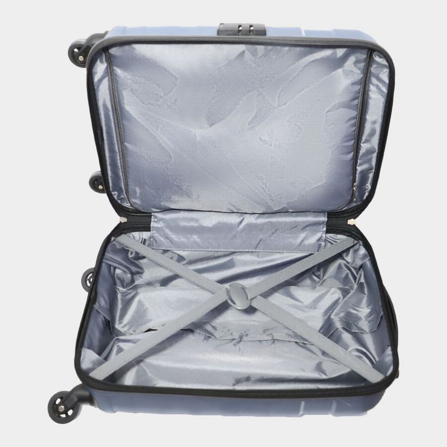 4-Wheel Dark Blue PVC Matee Hard Case Trolley, Small, , large image number null