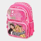 Kid's Barbie Print School Bag, , small