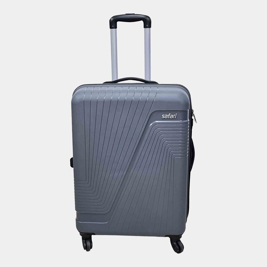 4-Wheel Grey Polypropylene Hard Case Trolley, Small + Medium + Large, , large image number null