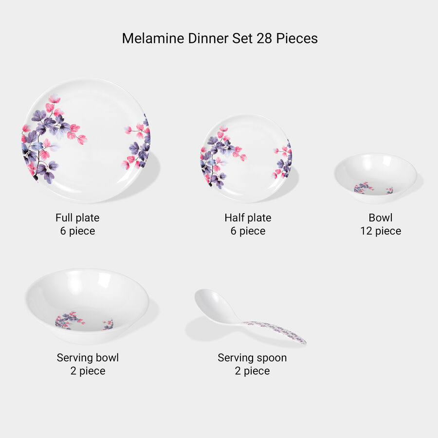 Melamine Dinner Set 28 Pcs, , large image number null