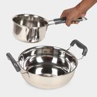 Steel Kadhai and Saucepan Combo, , small image number null
