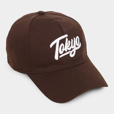 Brown Men's Cotton Cap