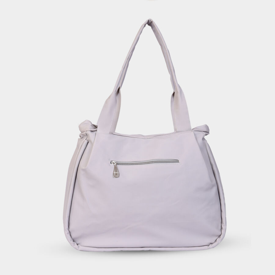 Women Printed Grey Hobo Bag, , large image number null