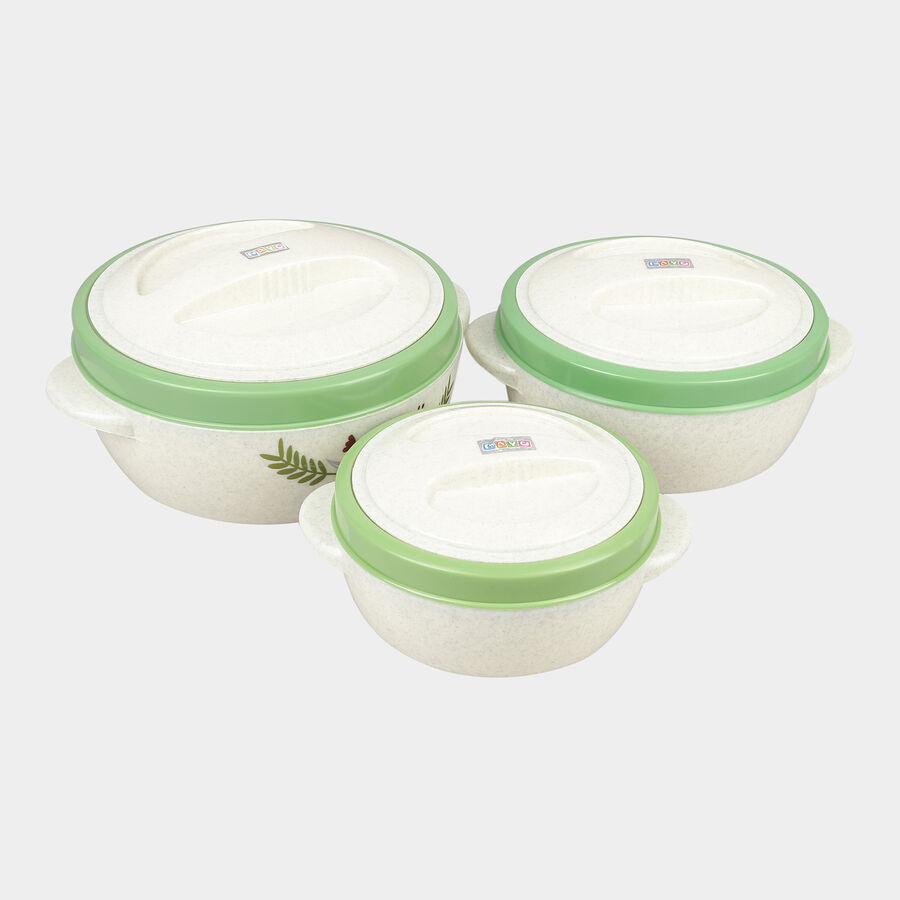 Insulated 400 ml & 600 ml & 1.05 L Casserole, Set of 3, , large image number null