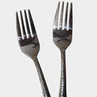 Stainless Steel Hammered Fork - 5 Pcs., , small image number null
