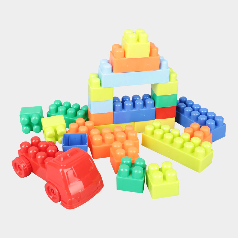 27 Pcs. Plastic Play Blocks , , large image number null