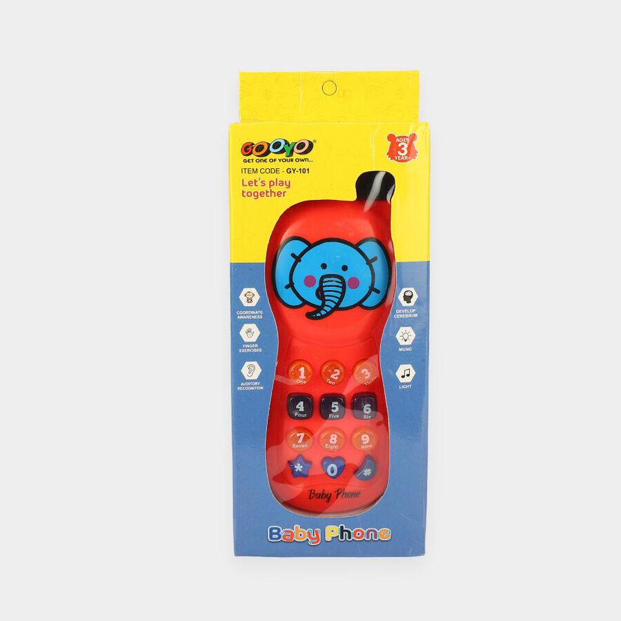Kid's Elephant Baby Phone Musical Toy, , large
