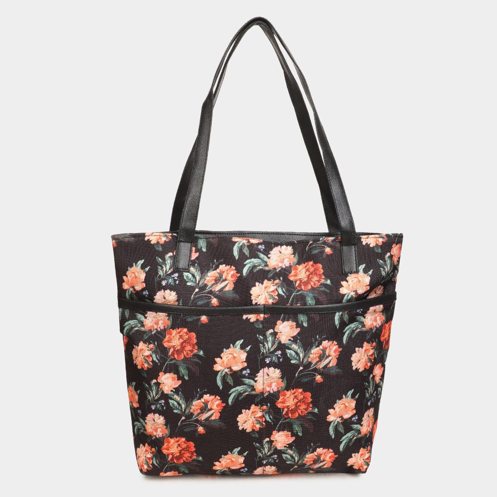 Lucky Charm Women's Multicolor Fabric-Polyester Tote Bag | Vishal