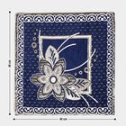 Blue Microfiber Cushion Cover, , small image number null