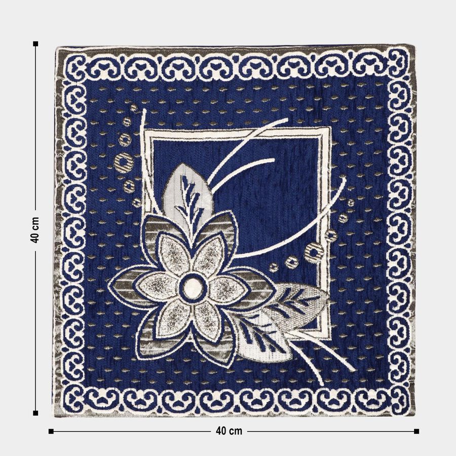 Blue Microfiber Cushion Cover, , large image number null