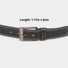 Men's Black Polyurethane Casual Belt, , small image number null