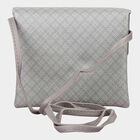 Women's Grey Polyurethane Sling Bag, , small image number null