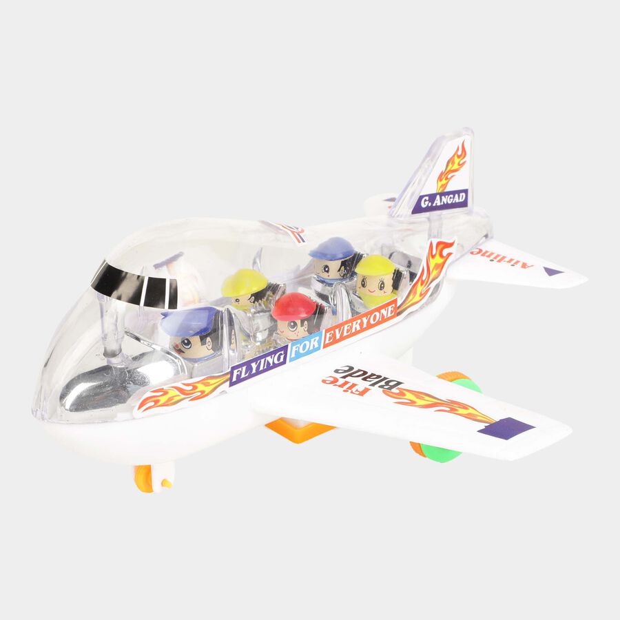 Kid's Plastic Friction Plane, , large image number null