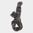 Women's Black Viscose Scarf, , small image number null