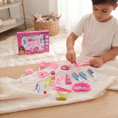 Kid's Pink Plastic Doctor Set