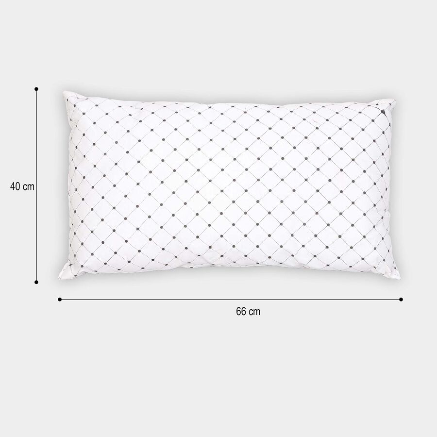 White Recycled Cotton Pillow, , large image number null