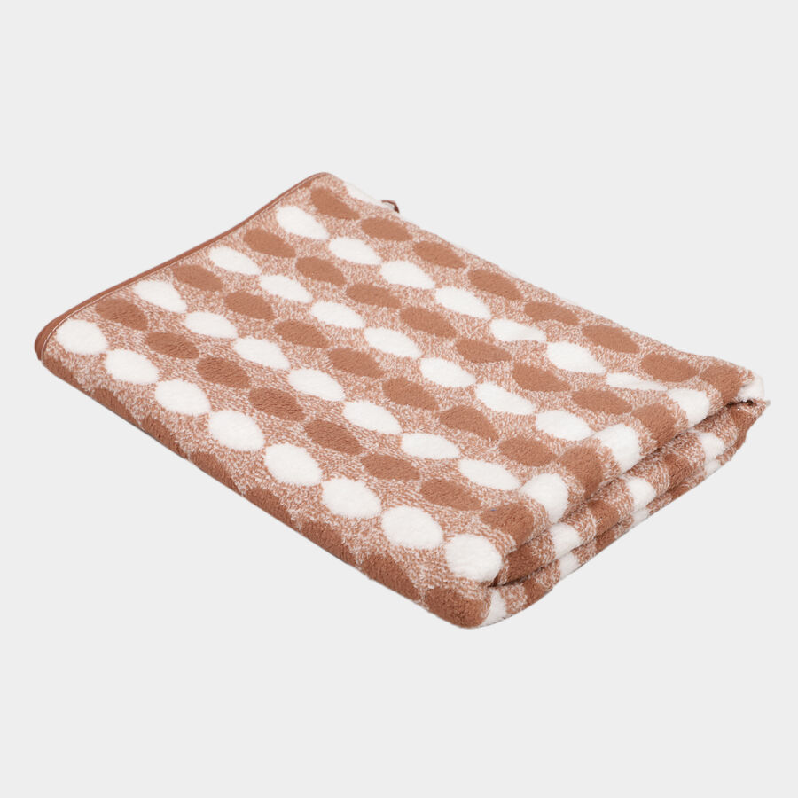 200 GSM Brown Microfiber Bath Towel, , large image number null