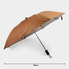 Men's Brown Polyester Umbrella, , small