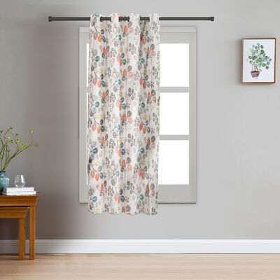 Peach 5ft. Printed Curtain