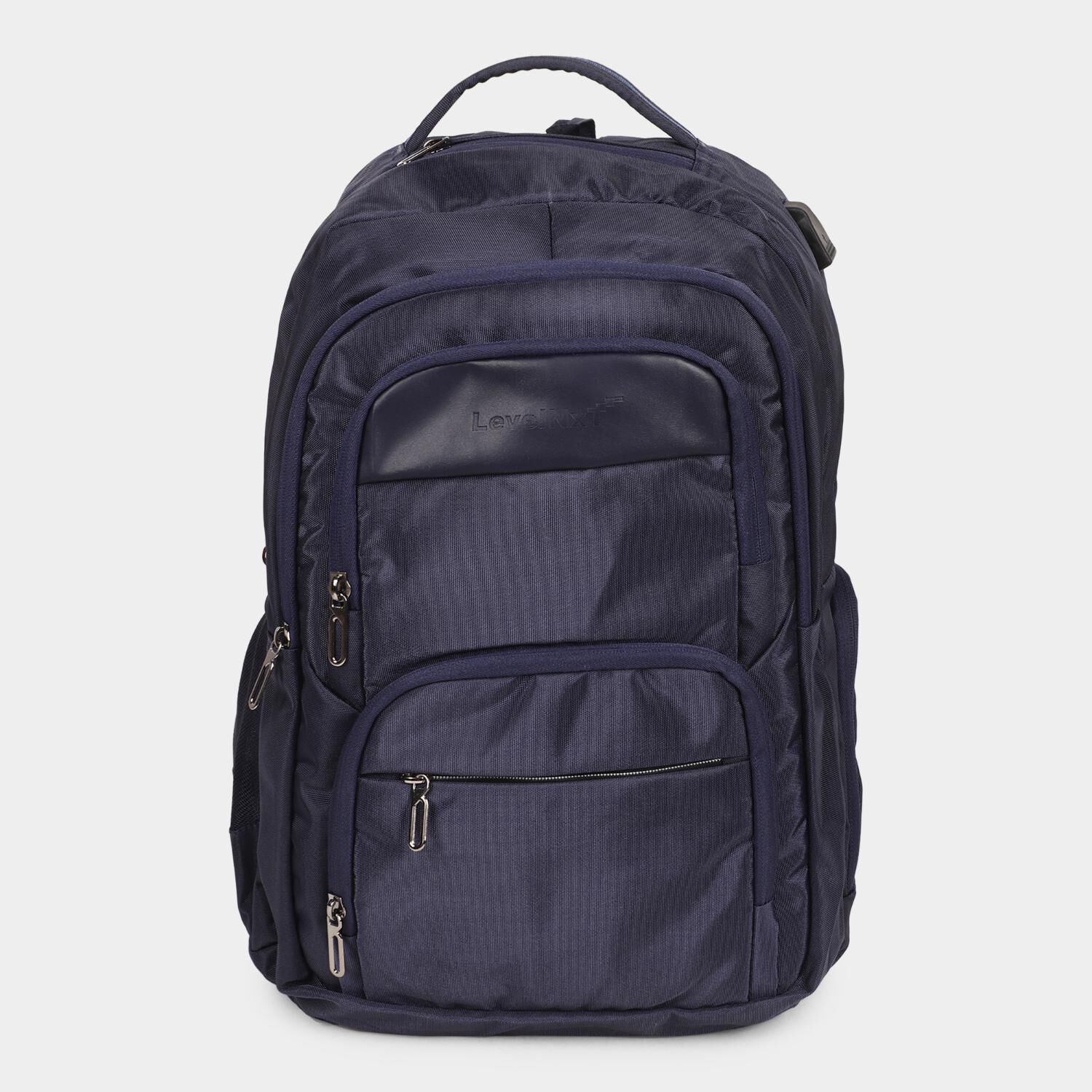 LEVEL レベル バックバッグ Levelnxt Blue Polyester Backpack WithLaptop Compartment and Usb