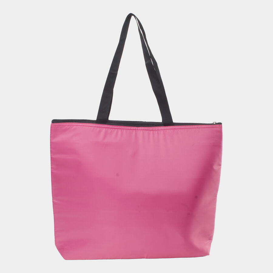 Women Printed Pink Tote Bag, , large image number null