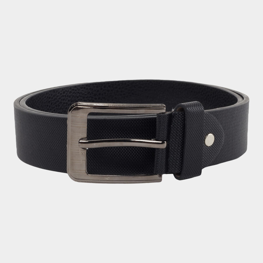 Men's Polyurethane Casual Belt, Size 36, Textured, , large image number null