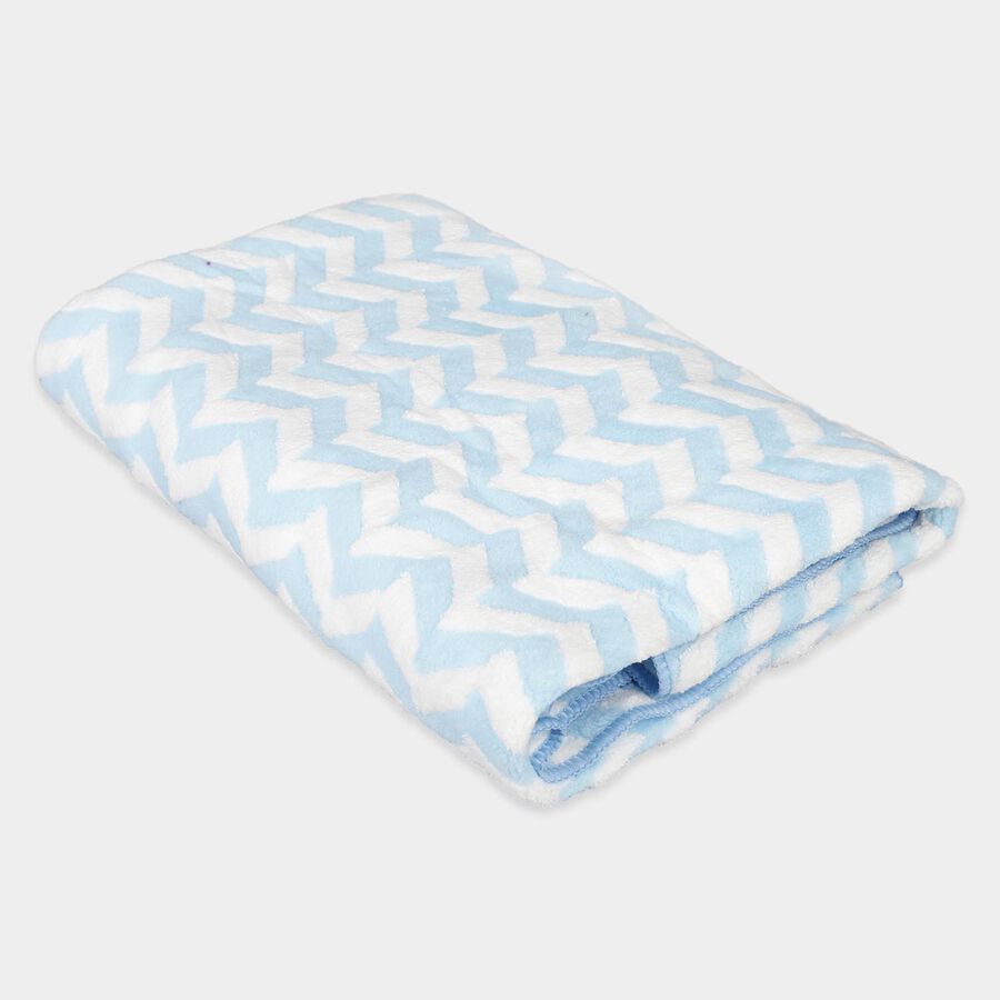 280 GSM Blue Microfiber Bath Towel, , large image number null