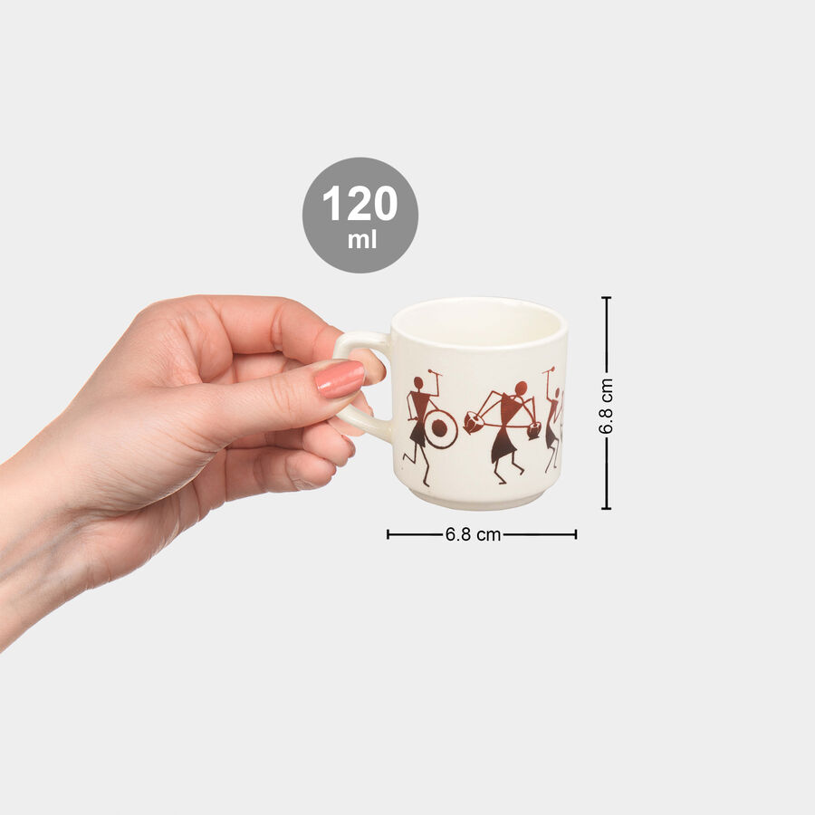 120 ml Stoneware Cup, Set of 6, , large image number null