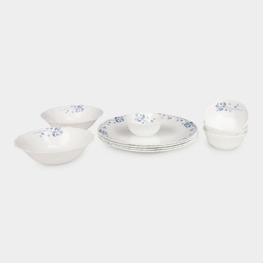 White Opalware Dinner Set of 10, , large image number null