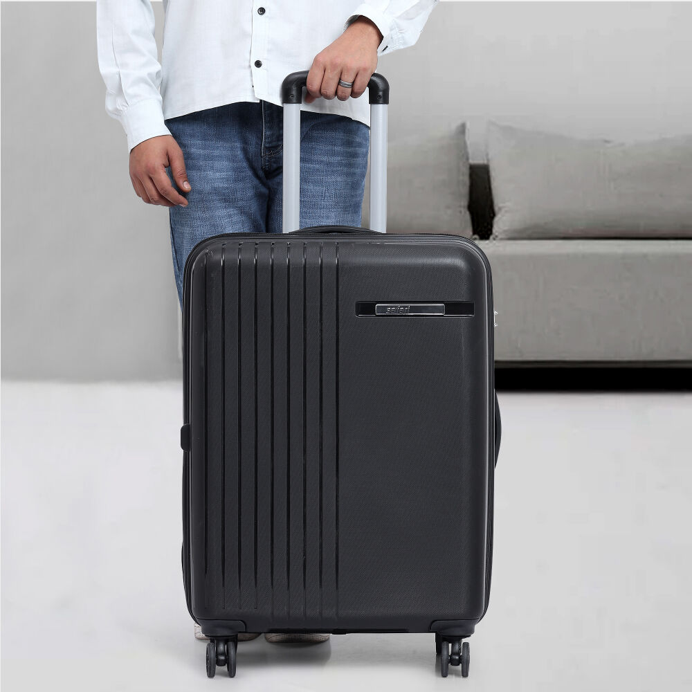 Safari 8-Wheel Polypropylene Hard Case Trolley, Medium | Vishal