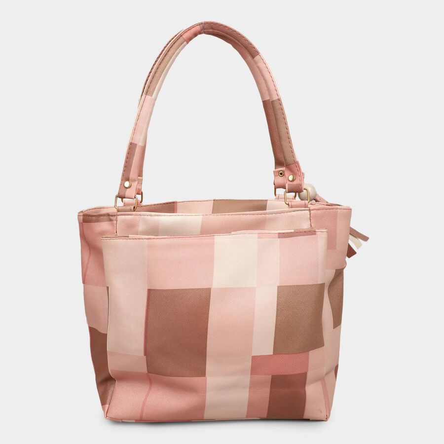 Women's Brown Pu Hand Bag, , large image number null