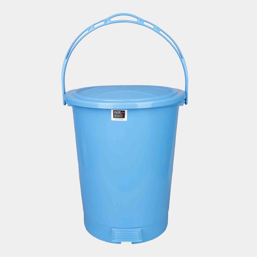 16 L Blue Plastic Dustbin, , large image number null