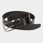 Men's Black Polyurethane Casual Belt, , small image number null