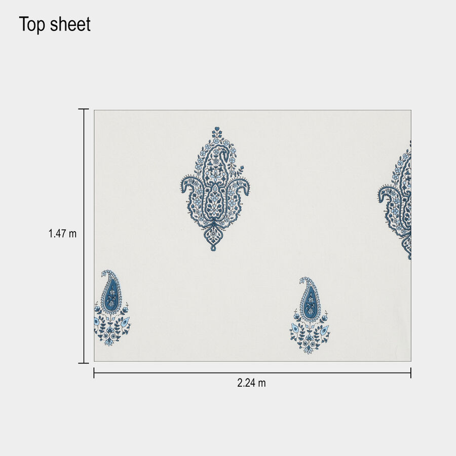 White Cotton Top Sheet , , large image number null