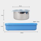 Steel Lunch Box, 3 Containers and 1 Bag, , small