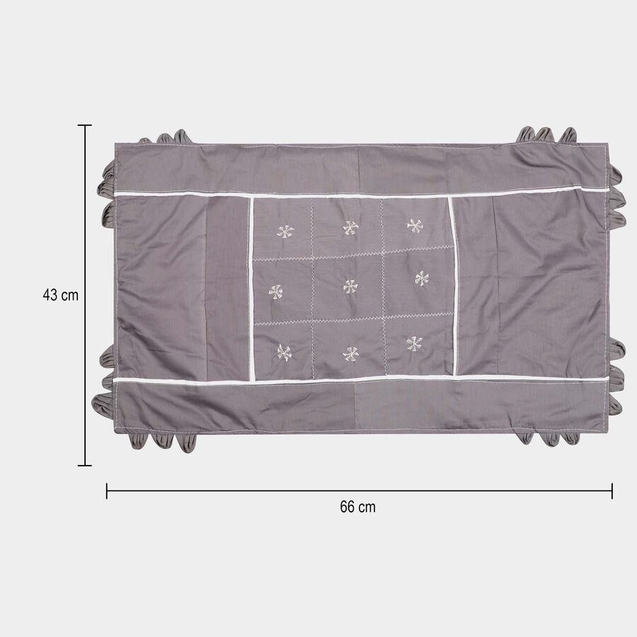 Grey Cotton Pillow Cover, , large image number null