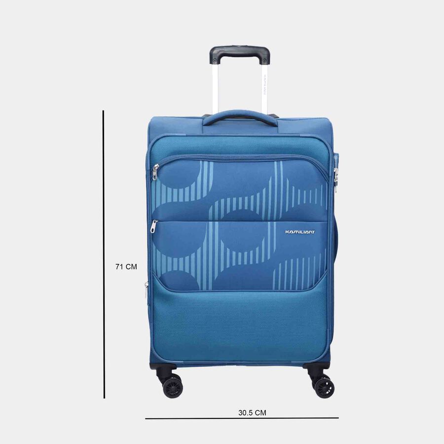 8-Wheel Polyester Soft Case Trolley, Medium, , large image number null