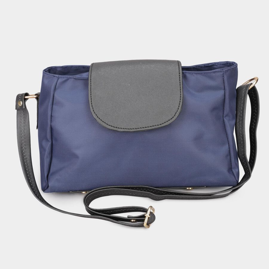 Women's Polyurethane Envelope/Zipper Sling Bag, , large image number null