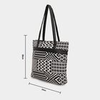 Women's Black Fabric-Polyester Tote Bag, , small image number null