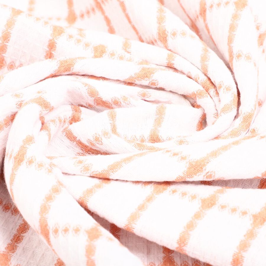 220 GSM Orange Cotton Blend Bath Towel, , large